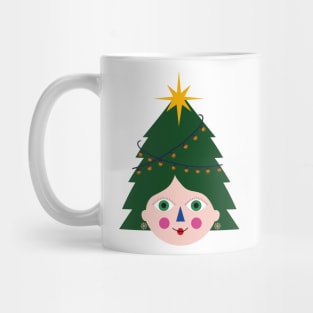 Christmas tree lighting decoration Mug